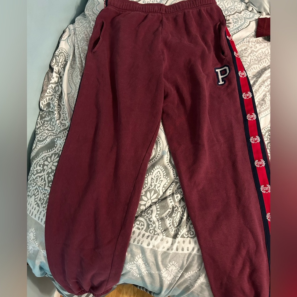 Pink sweatpants